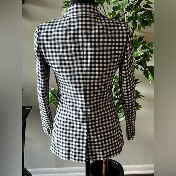 J. Crew Parke Navy Gingham Blazer - Picture 9 of 10